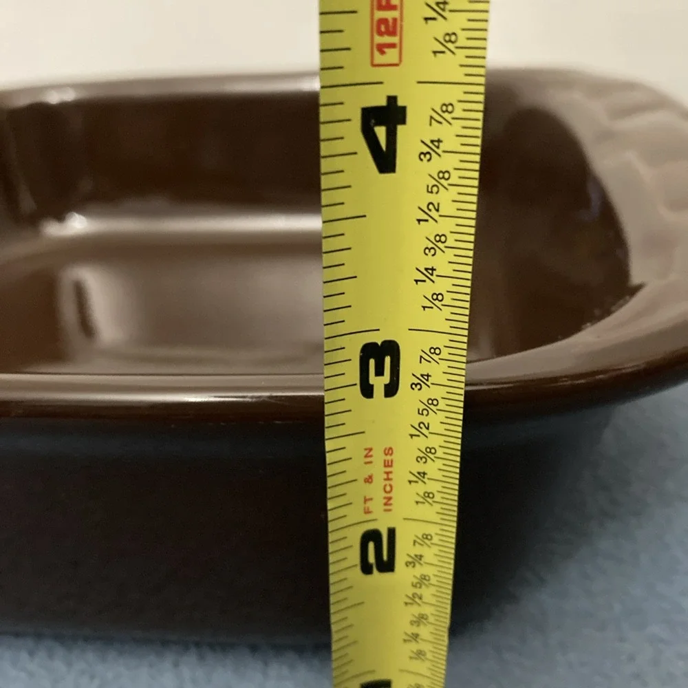 Longaberger Pottery Woven Traditions Chocolate 8
